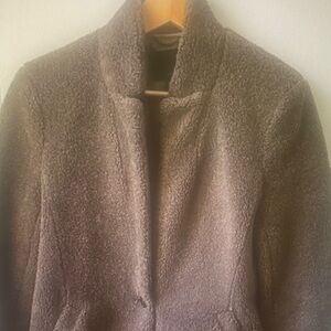 Banana Republic Women’s Brown Teddy Coat